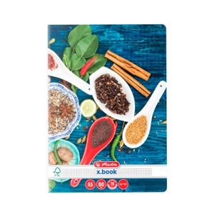 Caiet A5 80 file patratele, motiv Spices - Img 2