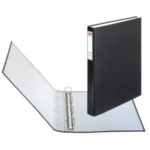 Caiet mecanic A4 4 inele, negru