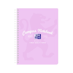 Caiet Oxford Campus Pastel B5+ 80 file, hartie Optik 90g, patratele, diverse culori - Img 4