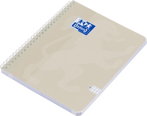 Caiet Oxford Touch Pastel, A4 80 file, hartie Optik 90g/mp, spira dubla, scribzee, patratele, diverse culori pastel - Img 8