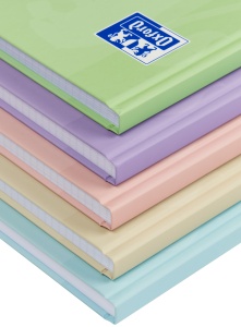 Caiet Oxford Touch Pastel, A5 96 file, hartie Optik 90g/mp, patratele, diverse culori pastel - Img 11