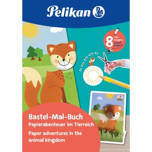 Carte pentru activitati creative cu decupaje, motiv Animale, A4 32 file - Img 1