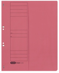 Dosar cu capse Elba Smart Eyelet A4 1/2, capacitate 200 coli, culoare rosu
