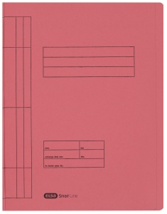Dosar sina Elba Smart A4, carton 250g/mp, capacitate 200 file, culoare rosu - Img 1