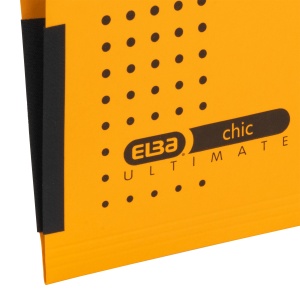 Dosar suspendat cu burduf Elba Ultimate A4, carton 240g/mp, capacitate 330 file, culoare galben - Img 5