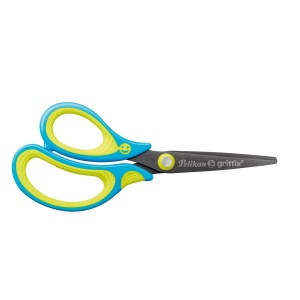 Foarfeca griffix pentru stangaci, neon fresh, varf ascutit, 15 cm - Img 2
