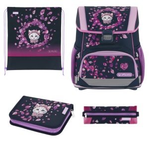 Ghiozdan echipat Loop Plus, motiv Blossom Dance
