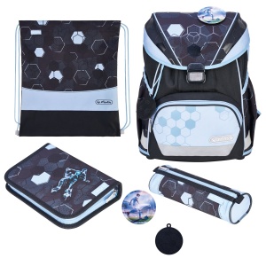 Ghiozdan echipat UltraLight XL Plus, motiv Cyber Soccer - Img 1