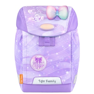 Ghiozdan neechipat Eggie Flex, motiv Purple Dreams, Go Green
