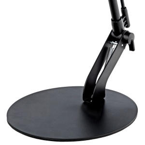Lampa Unilux LED Rumba pentru birou, difuzie larga a luminii, reglabila in doua puncte, intrerupator ON/OFF pe cablu, culoare negru - Img 4