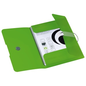 Mapa EOTG A4 30mm inchidere cu elastic, verde - Img 2