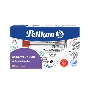 Marker whiteboard 741, rosu, Pelikan