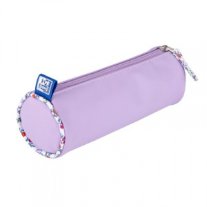 Penar tip etui rotund Oxford Floral Pastel, lila