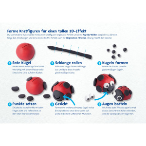 Plastilina Creaplast 240g, set 14 batoane, 10 culori asortate, cutie rosie - Img 4