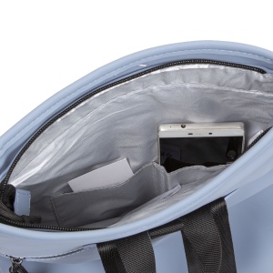 Rucsac Mart-Los Angeles Rolltop Mini, culoare albastru deschis - Img 9