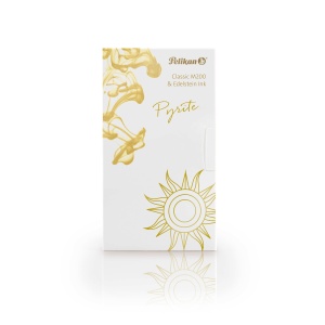 Stilou Editie Speciala Pyrite Classic M200, penita F + calimara Edelstein cadou - Img 11