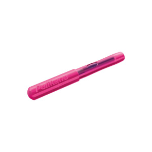 Stilou Pelikano Junior, penita L pentru stangaci, grip ergonomic, culoare roz - Img 4