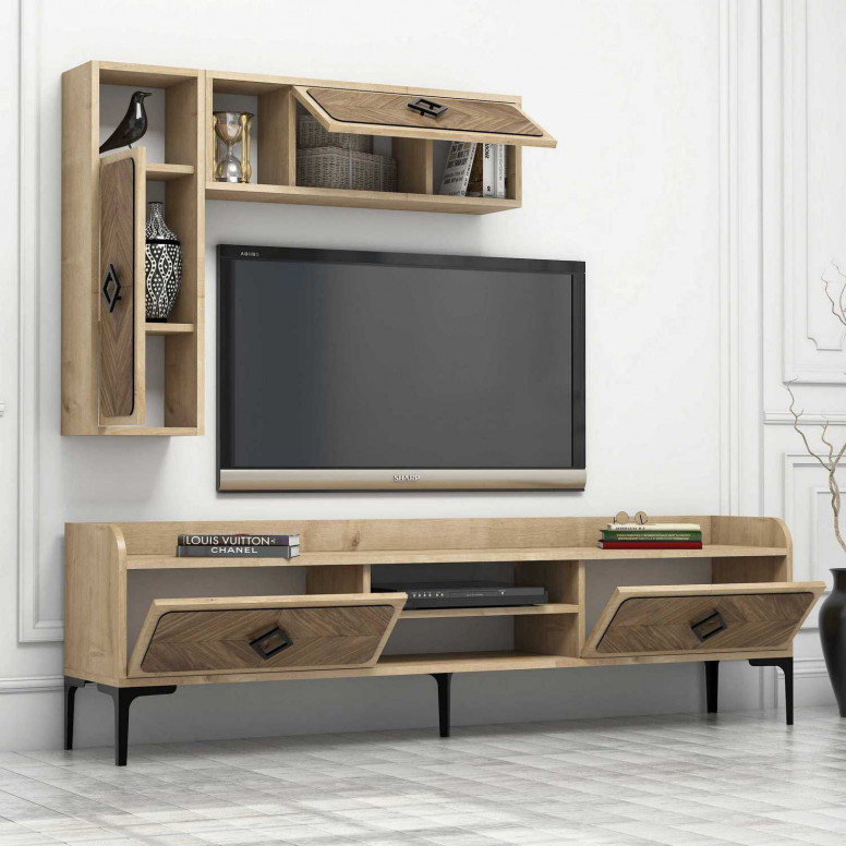 Ansamblu Comoda TV Samba Oak - 3 | YEO