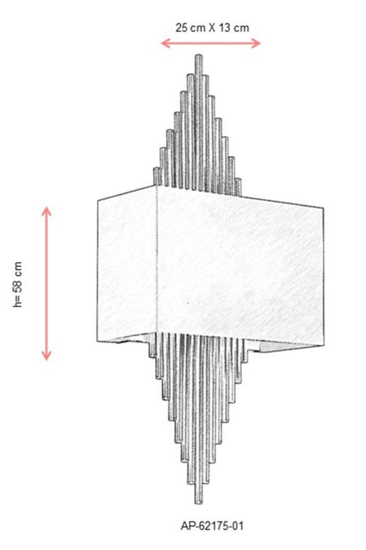 Aplica AP-62175-01 Negru - 2 | YEO