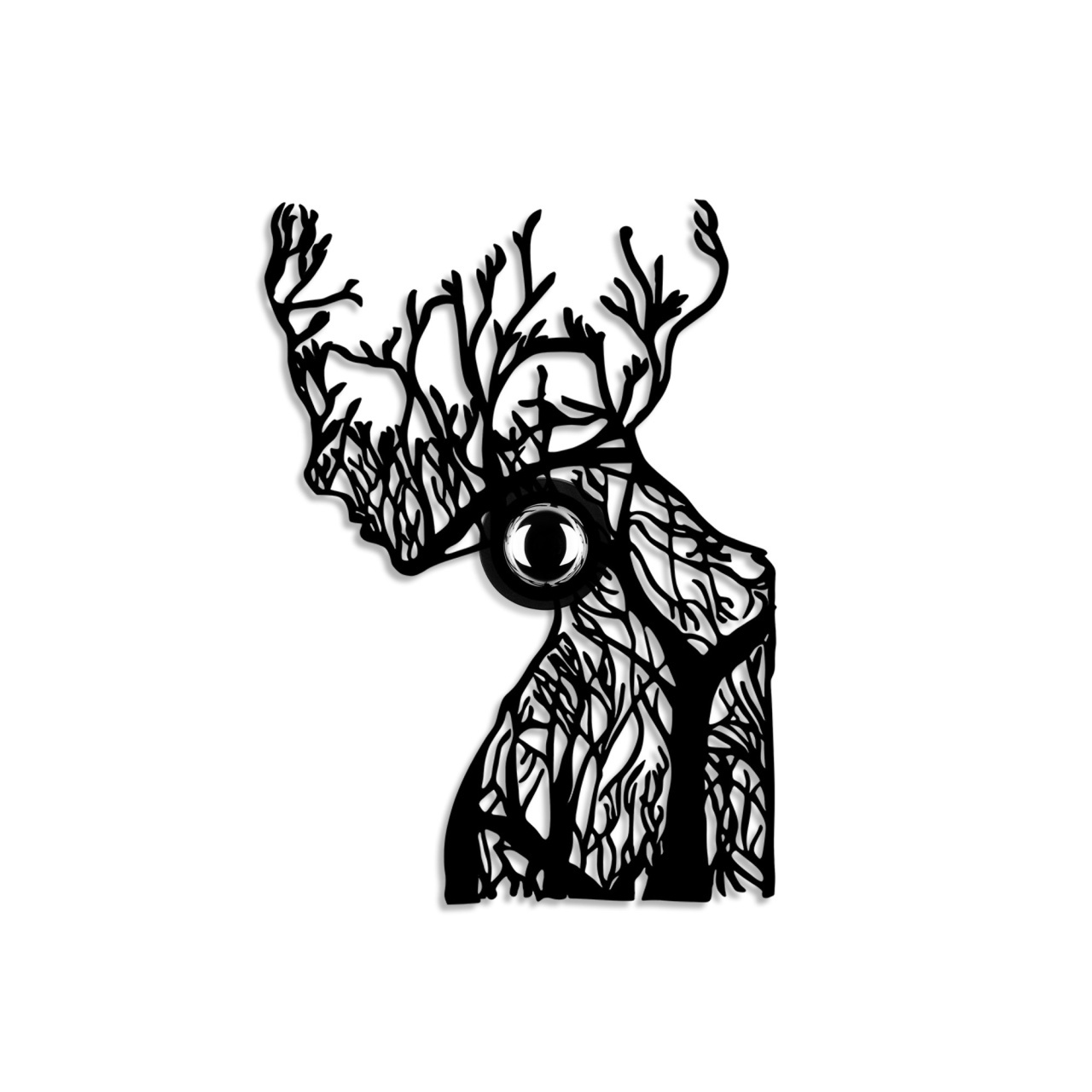 Aplica Tree Woman 1 Negru - 3 | YEO