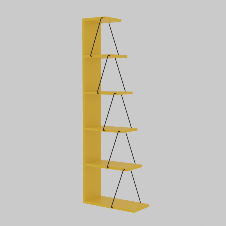 Biblioteca Salvador, Model Tlos, Galben/Negru - 2 | YEO