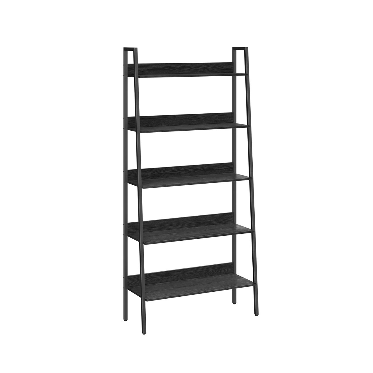 Biblioteca Vasagle Negru 80x30x170 cm - 1 | YEO