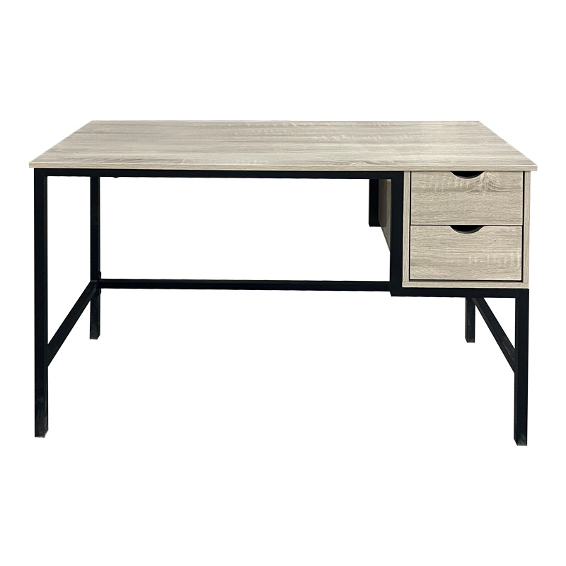 Birou Model Ramen, Negru/Stejar sonoma, 120x48x76 cm - 1 | YEO