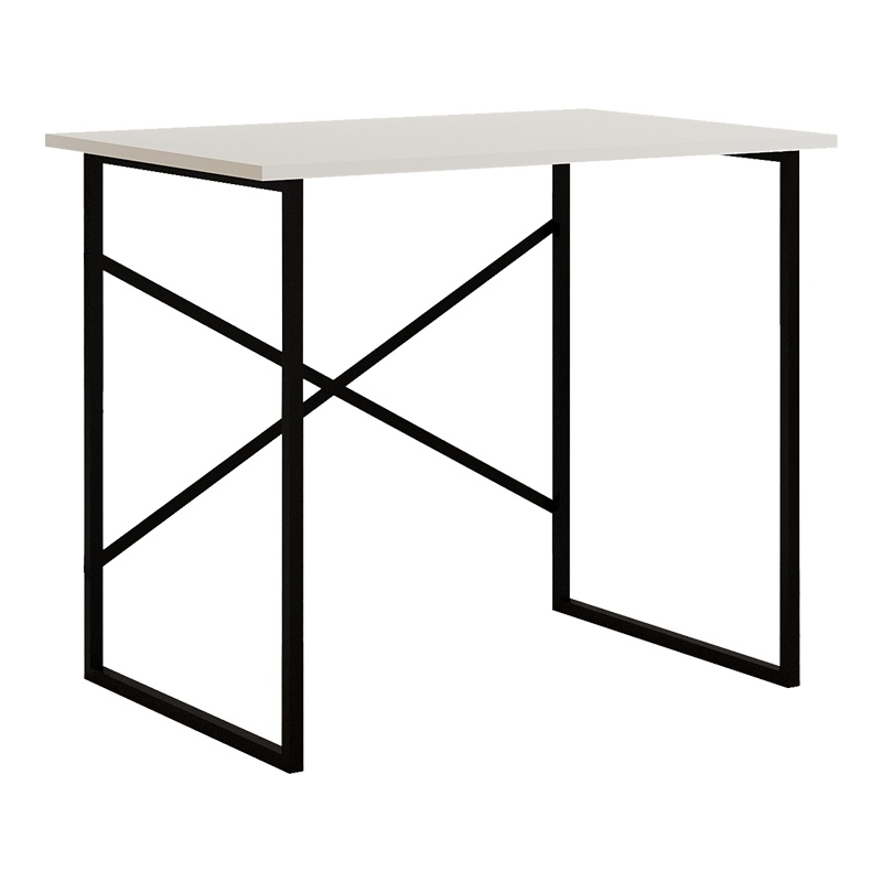 Birou Model Zayn, Alb/Negru, 90x60x70 cm