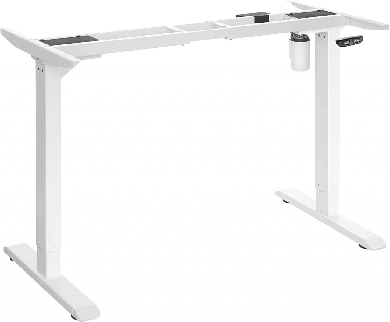 Cadru pentru Birou Songmics, model Ximena, 110-155x68-116x58 cm, Alb
