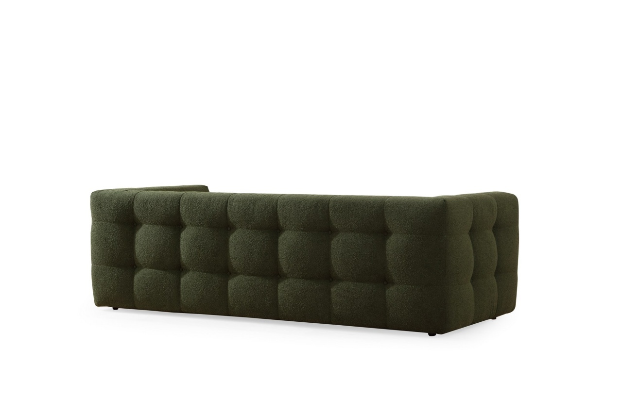 Canapea 3 locuri Cady Verde 235x100x72 cm - 4 | YEO