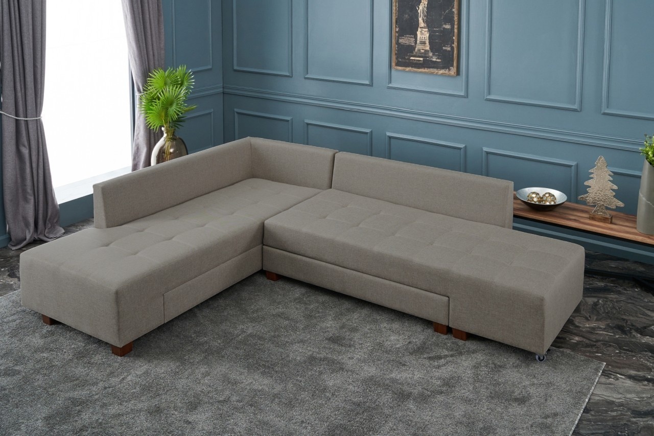 Coltar stanga extensibil Manama Crem 150x190x32 cm - 1 | YEO