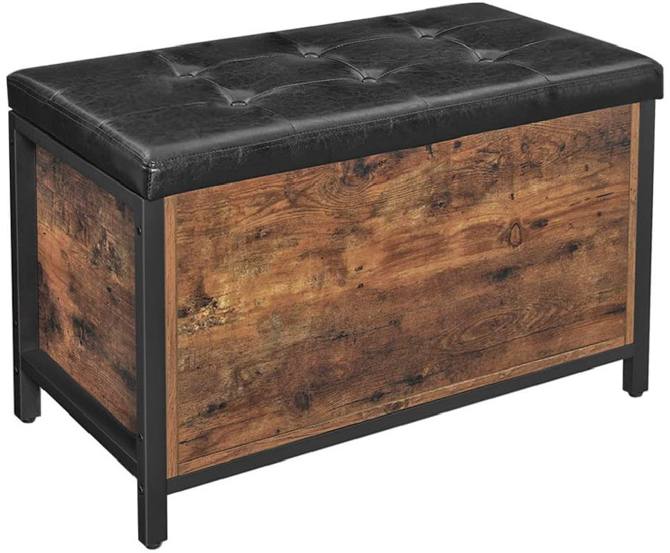 Comoda Model Ahmir, Maro rustic/Negru, 80x40x50 cm