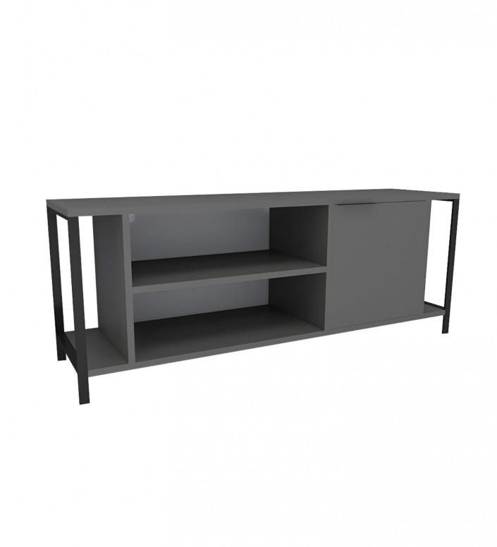 Comoda TV Salvador, Model Bond, 120x54x30 cm, Antracit - 3 | YEO