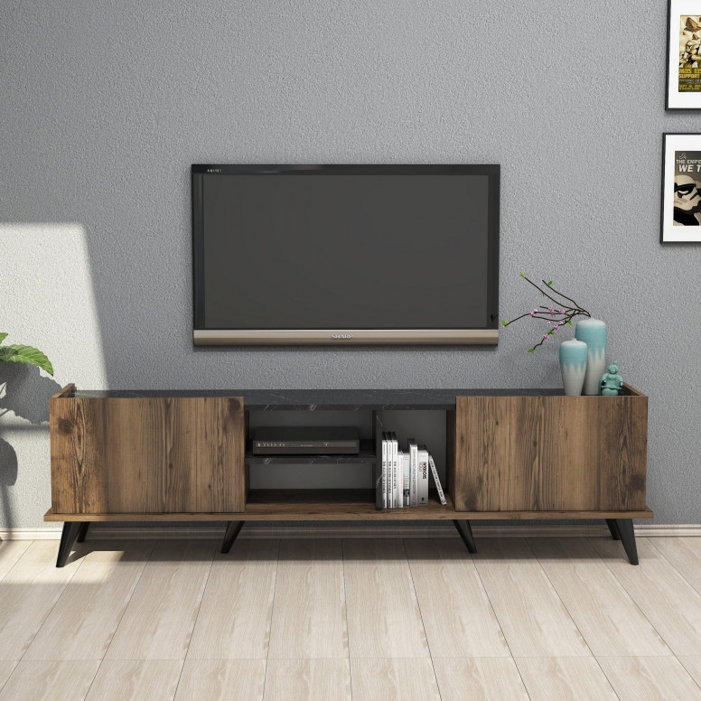 Comoda TV Salvador, Model Elegante, 180x52x34 cm, aaaa