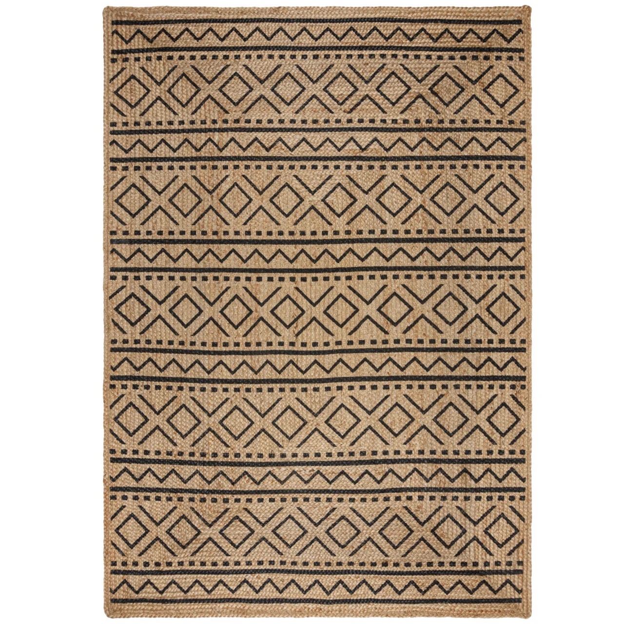 Covor Luis Natural/Negru 120X170 cm, Flair Rugs - 2 | YEO