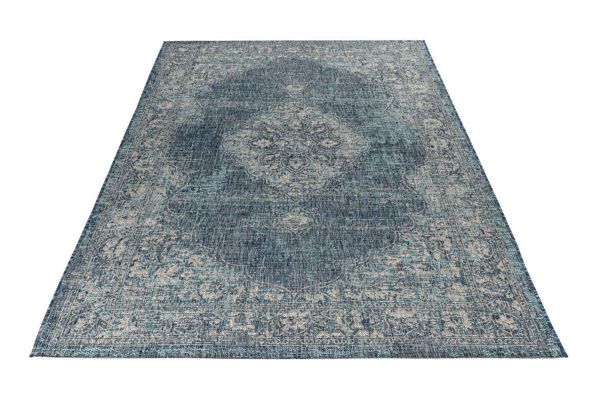 Covor Nordic Albastru 80x150 cm - 2 | YEO