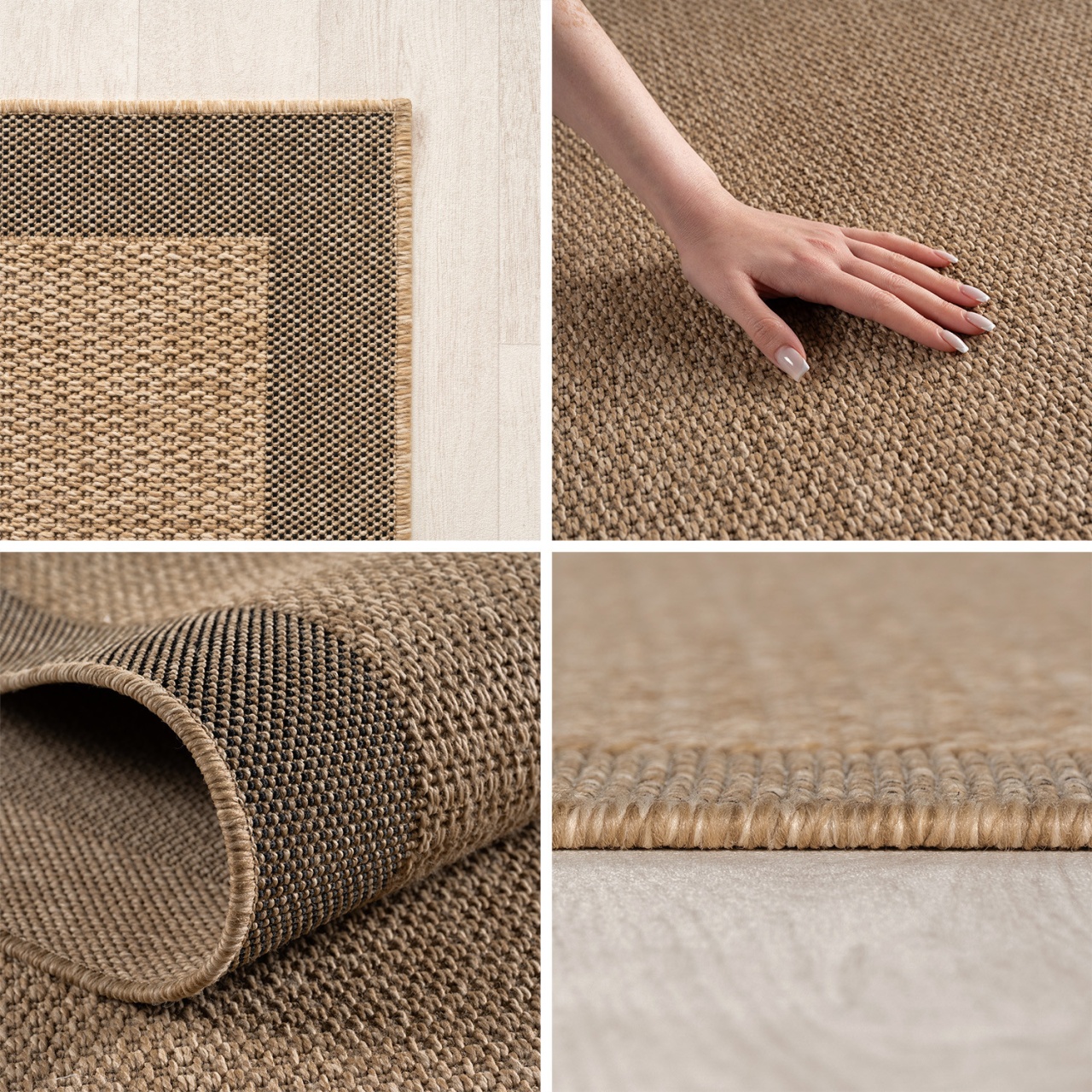 Covor traversa Timber V2 Bej, 80 x 250 cm - 1 | YEO