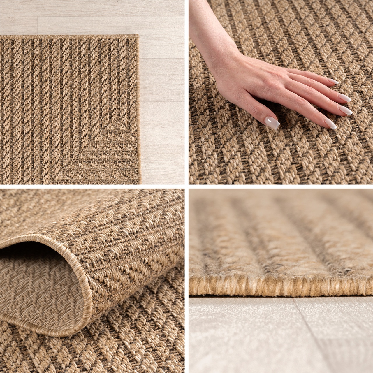 Covor traversa Timber V4 Bej, 80 x 250 cm - 1 | YEO