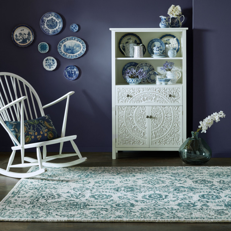 Covor Yasmin Ivory/Albastru 160X230 cm, Flair Rugs