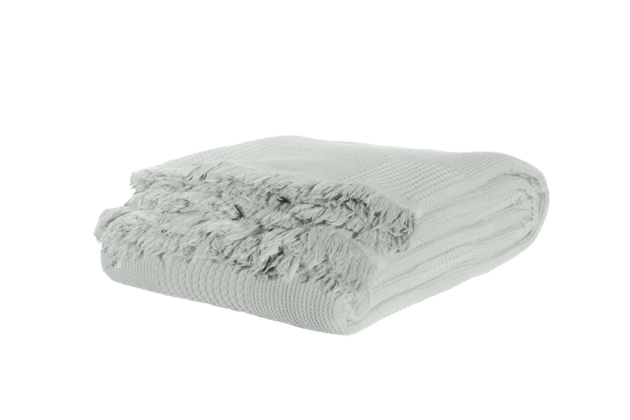 Cuvertura Pique pentru pat 1 Persoana Model Russel Mint - 1 | YEO
