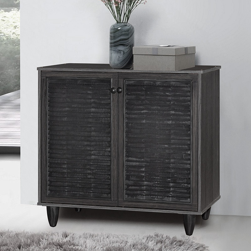 Dulap Pantofi Model Nathalia II, Wenge, 70.5x35x66 cm - 2 | YEO