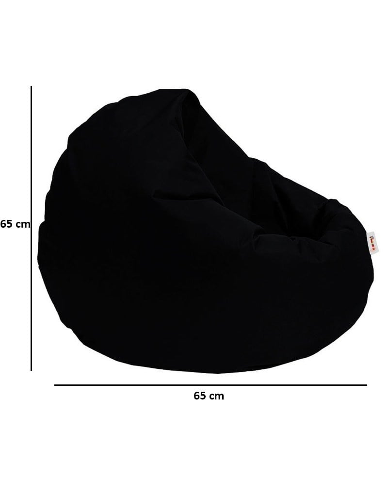 Fotoliu de grădină tip Bean Bag Model Iyzi 100, Negru