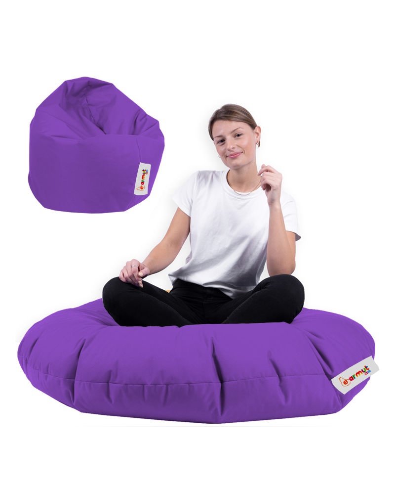 Fotoliu de grădină tip Bean Bag Model Iyzi 100, Violet