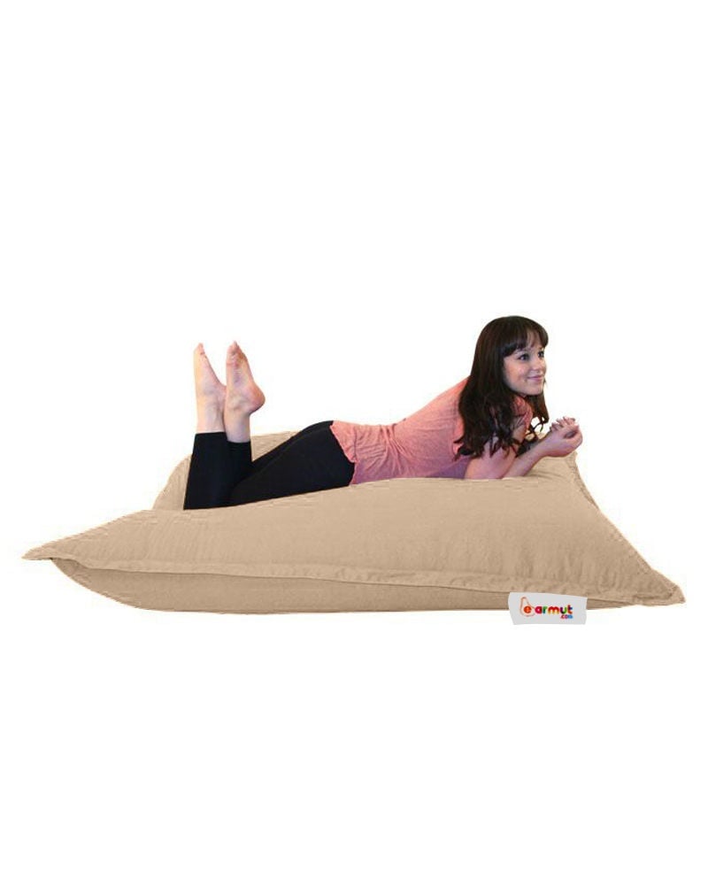 Fotoliu de Grădină tip Bean Bag Model Pouf, Mink