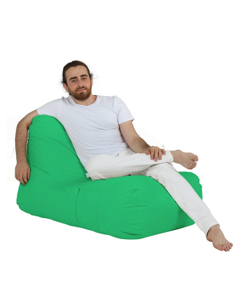 Fotoliu de Grădină tip Bean Bag Model Trendy Comfort, Verde - 2 | YEO