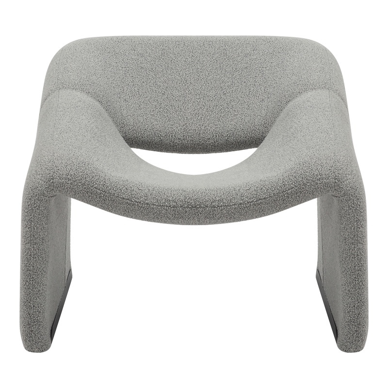 Fotoliu Model Clous, Gri deschis, 86x77x73.5 cm - 4 | YEO
