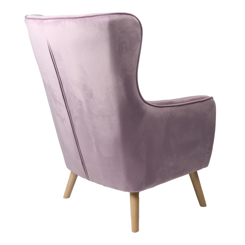 Fotoliu Model Insicive, Rose/Natur, 72x89x105 cm - 1 | YEO
