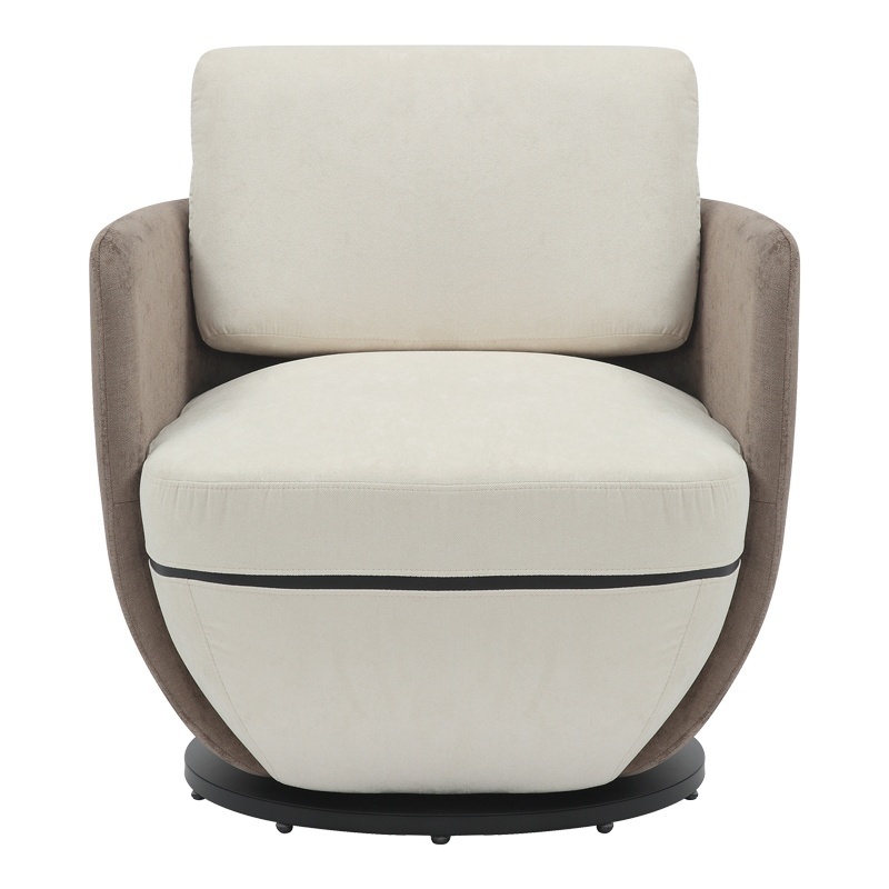 Fotoliu Rotativ Model Coupa, Bej, 75x77x79 cm - 4 | YEO