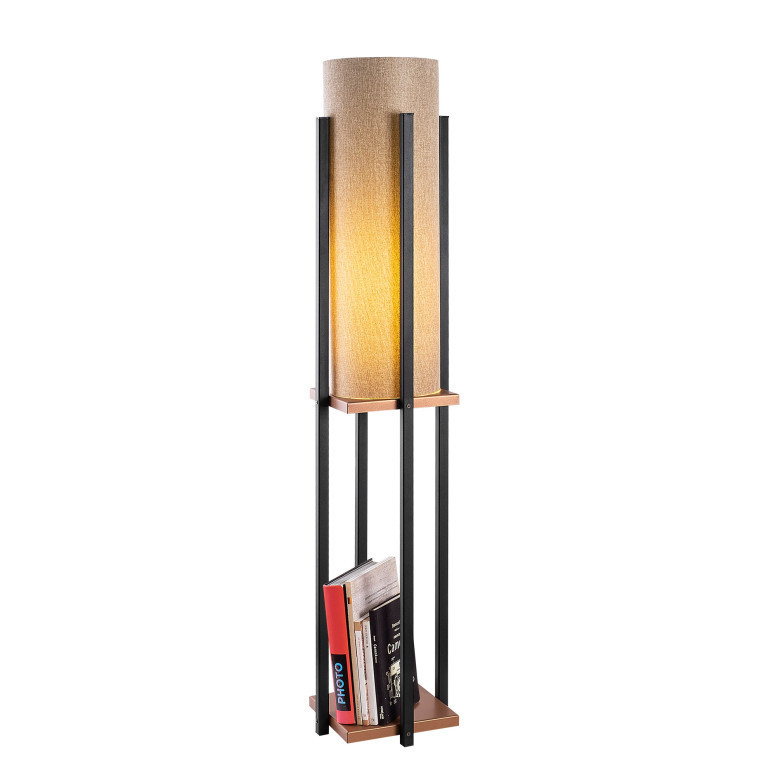 Lampadar 7128 - Black, Copper Negru Aramiu - 2 | YEO