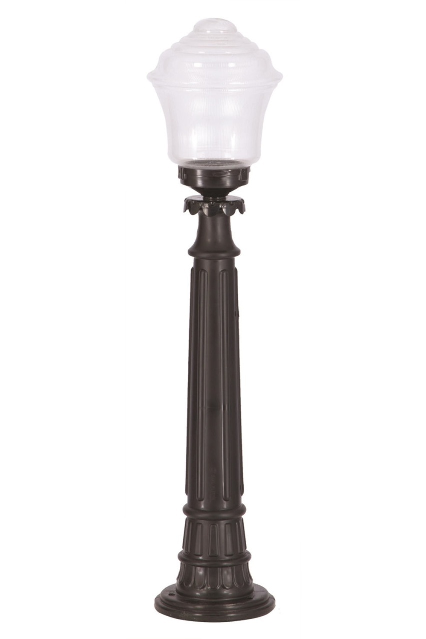 Lampadar de exterior M2B Negru 85x22 cm